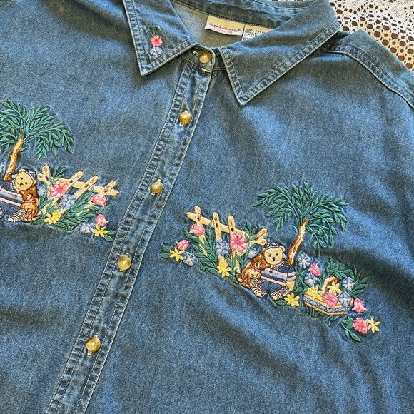 Spring Has Sprung Embroidered Denim - Picture 6 of 6